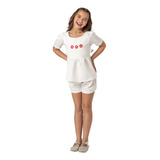 Conjunto Feminino Juvenil Infantil Menina Festa Blogueirinha