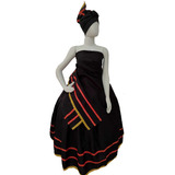 Conjunto Feminino Luxo Pomba Gira Exú Umbanda Candomblé