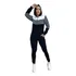Conjunto Feminino Moletom Crepe Blusa Calça Top