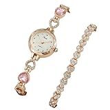 Conjunto Feminino Relógio Pulseira Delicado E Refinado Afeto