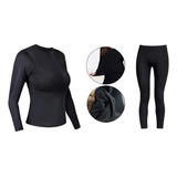 Conjunto Feminino Segunda Pele Térmico Roupa De Frio P Neve