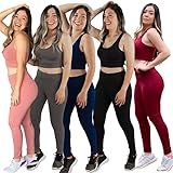 Conjunto Fitness Academia Feminino Calça Legging