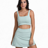 Conjunto Fitness Feminino Academia Beach Tennis Short Top