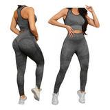 Conjunto Fitness Legging E Top Roupa