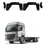 Conjunto Fixacao Tapa Sol Mb Axor Atego Teto Alto