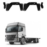 Conjunto Fixacao Tapa Sol Mb Axor Atego Teto Alto
