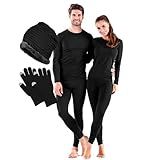 Conjunto Flanelado Roupa Termica Calça E Blusa Gorro Luva Touch Screen Proteção Frio Preto M 38 40 