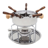 Conjunto Fondue Panela Inox 1 Litro 10 Peças Ravinox 501