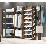 Conjunto Guarda Roupa Modulado Closet 4 Peças Az2 Branco Nog