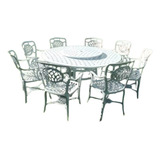 Conjunto Havana Em Alumínio Fundido Mesa 1 20 Diâmetro X3 Estrutura Preto