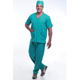 Conjunto Hospitalar Scrub Pijama Não Amassa Seca Rápido 