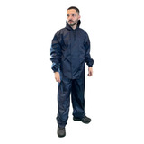 Conjunto Impermeável Capa De Chuva Amandy Azul Nautika
