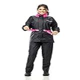 Conjunto Impermeável Nylon Femino Pantaneiro Tamanho GG Preto Rosa