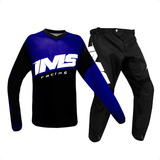 Conjunto Ims Mx Vermelho Preto Camisa Calça Nf Novo