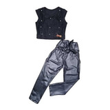 Conjunto Inf Menina Calça Colchard Cirre cropped 02 Ao 10