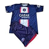 Conjunto Infantil Camiseta E Bermuda Esportivo De Futebol 100 Azul 10