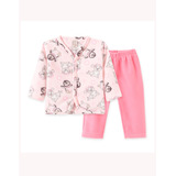 Conjunto Infantil Casaco calça Soft Rosa