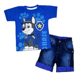 Conjunto Infantil Chase Patrulha Canina Sem