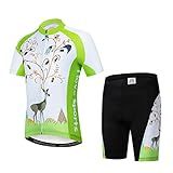 Conjunto Infantil De Jérsei Para Ciclismo Roupa Para Meninos E Meninas Shorts Deer Medium