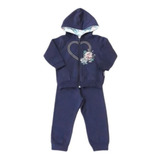 Conjunto Infantil Feminino Alakazoo Moletom Coração