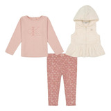 Conjunto Infantil Feminino Calvin Klein Importado Original