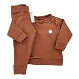 Conjunto Infantil Inverno Liso Helanca Péluciada Térmica -Padrão- Café 139- 2-