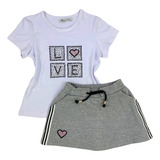 Conjunto Infantil Juvenil Feminino