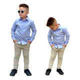 Conjunto Infantil Kit 2 Peças Calça E Camisa Social Festas