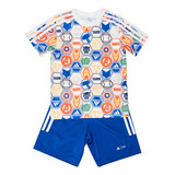 Conjunto Infantil Marvel Avengers adidas Novo