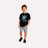 Conjunto Infantil Masculino Camiseta E Bermuda