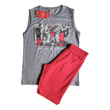 Conjunto Infantil Masculino Verão Brandili