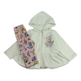 Conjunto Infantil Menina Bebê Moletom Jaqueta Legging