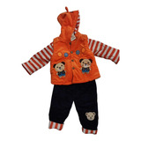 Conjunto Infantil Menino Acolchoado Bebe 18 Meses Lindo