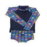 Conjunto Infantil Menino Proteção UV Camisa E Sunga Boxer 0 A 16 Anos 4 