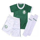 Conjunto Infantil Palmeiras Camisa Short Tamanho