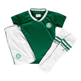 Conjunto Infantil Palmeiras Uniforme Dry Oficial