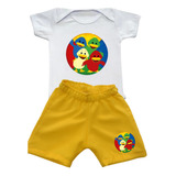 Conjunto Infantil Patinho Colorido Para Menino