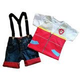 Conjunto Infantil Ryder Patrulha Canina Com