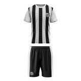 Conjunto Infantil Santos Shorts E Camisa Oficial Peixão