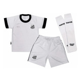 Conjunto Infantil Santos Uniforme Artilheiro Oficial Torcedo