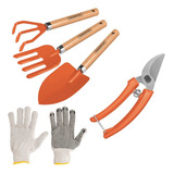 Conjunto Jardinagem 4 Peças Tramontina Mais Luvas Brinde