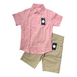 Conjunto Jeans Juvenil Bermuda E Camisa