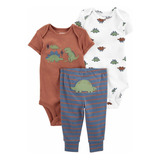 Conjunto Kit 3 Peças Carters Body Calça Bebe Menino Enxoval