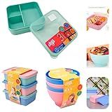 Conjunto Kit 4 De Tigelas 300ml Pote Hermético Tapuer 250ml Marmita Miami 700ml Dup Infantil 500ml 250ml BPA Free Prato Criança Bebe Vai No Freezer Microondas Lanchinho Creche Escola CASA STYLE