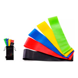 Conjunto Kit 5 Faixas Super Band Academia Treino Resistência