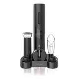 Conjunto Kit Abridor De Vinho Saca Rolhas Elétrico C acessórios Hamilton Beach Aswe022