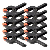 Conjunto Kit Com 10 Grampos Plásticos 3 Polegadas