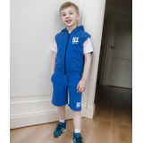 Conjunto Kit Infantil Menino Short Regata Colete New York