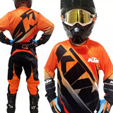 Conjunto Ktm Roupa Motocross Trilha Camisa