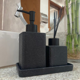 Conjunto Lavabo Banheiro Saboneteira Líquida Difusor 908